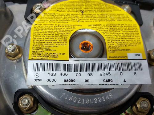 Driver airbag MERCEDES-BENZ M-CLASS (W163) ML 320 (163.154) | BP2748567C9 