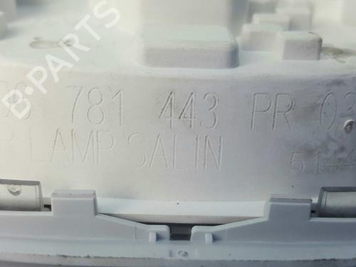 Interior roof light PEUGEOT 2008 I (CU_) 1.6 HDi | BP11387811I8 