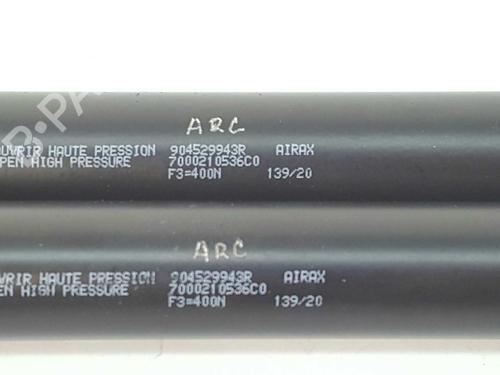 Tailgate lift support DACIA SANDERO II 1.0 SCe 75 (B8JC, B8JD, B8NC) | BP14542076C138 