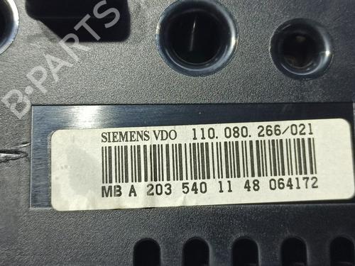 Instrument cluster MERCEDES-BENZ C-CLASS (W203) C 220 CDI (203.008) | BP11286499C47 