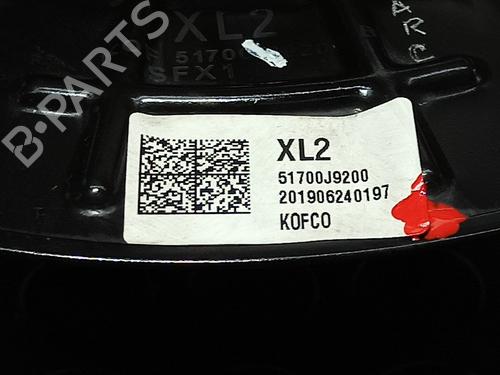 Left front steering knuckle HYUNDAI KONA (OS, OSE, OSI) 1.0 T-GDi | BP13491835M25