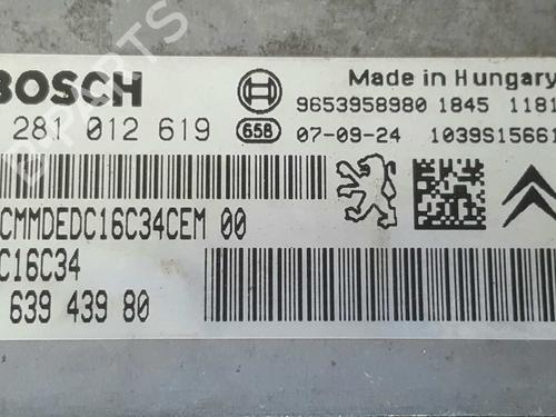 Engine control unit (ECU) PEUGEOT PARTNER MPV (5_, G_) 1.6 HDi 90 | BP6519602M57 