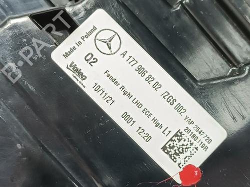Right taillight MERCEDES-BENZ A-CLASS (W177) A 200 (177.087) | BP25150934C35 
