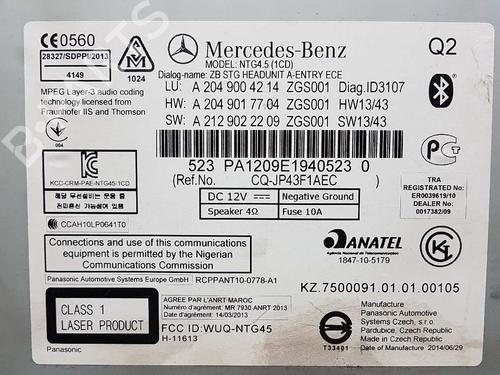 Electronic module MERCEDES-BENZ GLK-CLASS (X204)  | BP2782658M83 