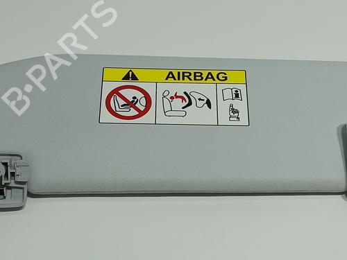 Right sun visor PEUGEOT 2008 I (CU_) 1.6 BlueHDi 100 | BP11381324I2 