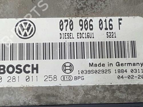 Engine control unit (ECU) VW TOUAREG (7LA, 7L6, 7L7) 2.5 R5 TDI | BP3333359M57
