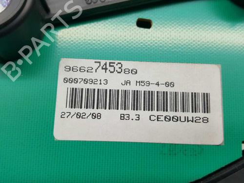 Instrument cluster PEUGEOT PARTNER MPV (5_, G_) 1.6 HDi 90 | BP2740004C47