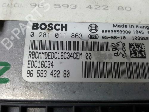 Engine control unit (ECU) CITROËN C4 I (LC_) 1.6 HDi | BP2734446M57 