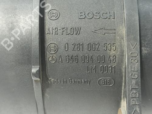 Mass air flow sensor MERCEDES-BENZ E-CLASS (W211) E 320 CDI (211.026) | BP22424007M95