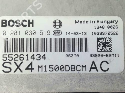 Engine control unit (ECU) SUZUKI SX4 (EY, GY) 1.6 VVT (RW416, YA21S) | BP3331889M57