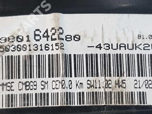 Instrument cluster CITROËN BERLINGO MULTISPACE (B9) 1.6 HDi 90 4x4 | BP3731270C47 