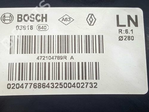Servo brake RENAULT MEGANE IV Hatchback (B9A/M/N_) 1.5 dCi 110 (B9A3) | BP4012511M42