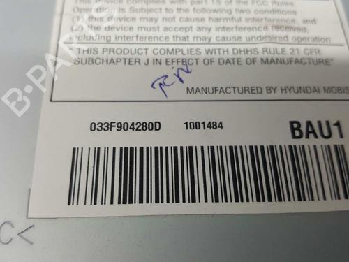 Radio HYUNDAI i10 II (BA, IA) 1.0 | BP2769776E6