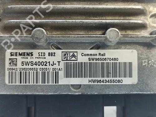 Engine control unit (ECU) CITROËN C3 I (FC_, FN_) 1.4 HDi | BP9962157M57 