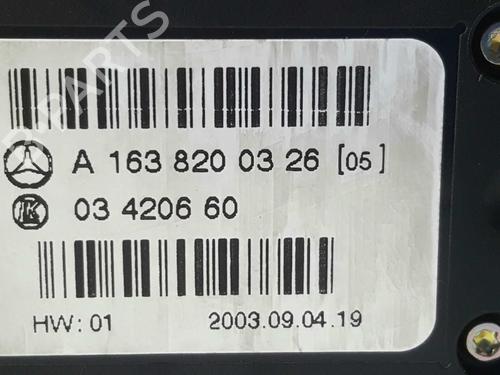 Højre bagtil elrude kontakt MERCEDES-BENZ M-CLASS (W163) ML 270 CDI (163.113) | BP5838985I28