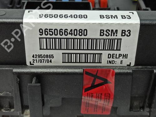 Fuse box PEUGEOT 307 SW (3H) | BP22307025E1
