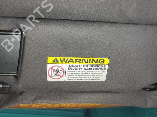 Right sun visor JEEP CHEROKEE (XJ) 2.5 i 4x4 | BP18117450I2