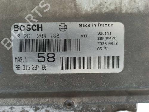 Engine control unit (ECU) PEUGEOT 106 II (1A_, 1C_) 1.1 i | BP6880786M57 