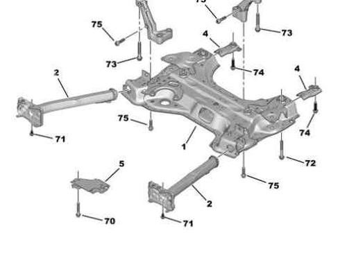 Subframe CITROËN C5 AIRCROSS (A_) 1.2 PureTech 130 (ARHNSJ) | BP29171109M9