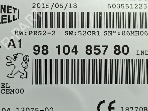 Radio CITROËN C4 Picasso II 1.6 BlueHDi 120 | BP16913298E6 