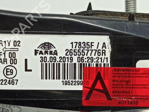 Left taillight RENAULT CLIO V (B7_) 1.0 TCe 100 (B7MT) | BP17051413C34