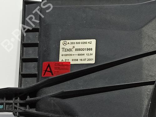 Radiator fan MERCEDES-BENZ C-CLASS (W203) C 220 CDI (203.006) | BP16388545M35