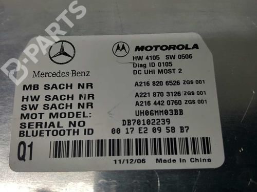 Electronic module MERCEDES-BENZ S-CLASS (W221, V221) S 320 CDI 4-matic (221.080, 221.180) | BP11386929M83 