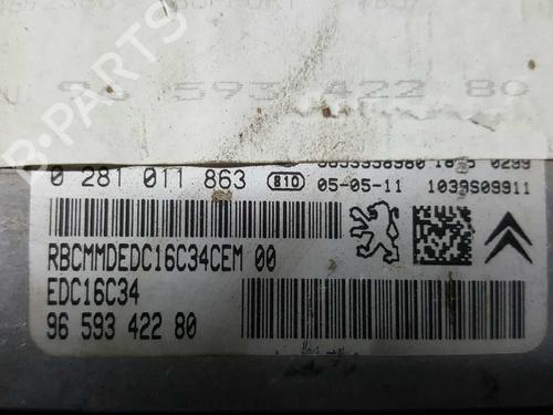 Engine control unit (ECU) CITROËN C4 Coupe (LA_) 1.6 HDi | BP2745411M57