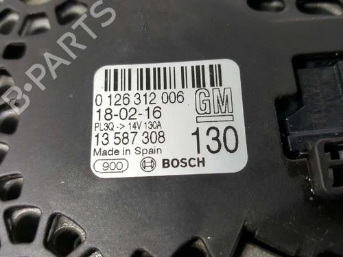 Alternator OPEL ASTRA K (B16) 1.4 Turbo (68) | BP2768947M7
