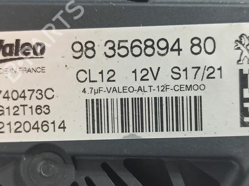 Generator CITROËN C3 III (SX) 1.2 THP 110 (SXHNPS, SXHNZT, SXHNZ6) | BP15246902M7