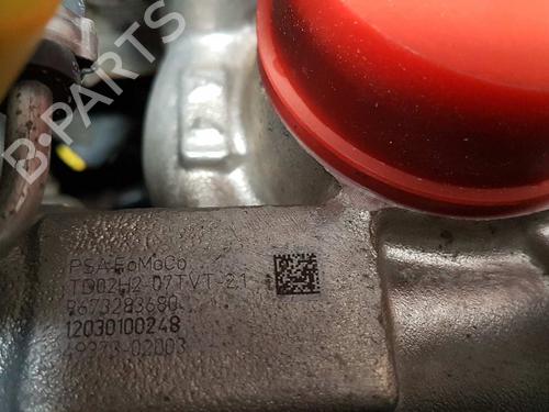 Engine CITROËN C3 II (SC_) 1.4 HDi 70 (SC8HZC, SC8HR0, SC8HP4) | BP2736012M1