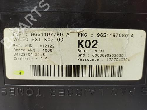 Fuse box PEUGEOT 307 (3A/C) 1.6 16V | BP29873605E1