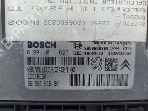 Engine control unit (ECU) PEUGEOT 307 SW (3H) 1.6 HDI 110 | BP6471514M57 