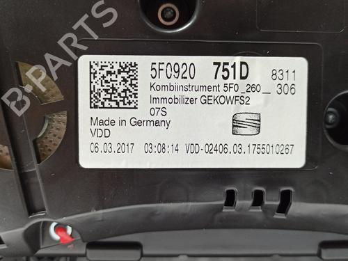 Instrument cluster SEAT ATECA (KH7, KHP) 2.0 TDI 4Drive | BP19028989C47