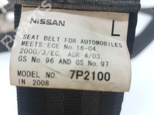Rear left seatbelt NISSAN PATHFINDER III (R51) 2.5 dCi | BP6630009I29 