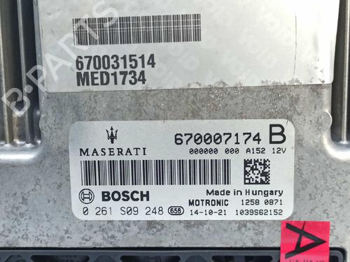 Engine control unit (ECU) MASERATI GHIBLI III (M157) 3.0 S Q4 | BP8887011M57 