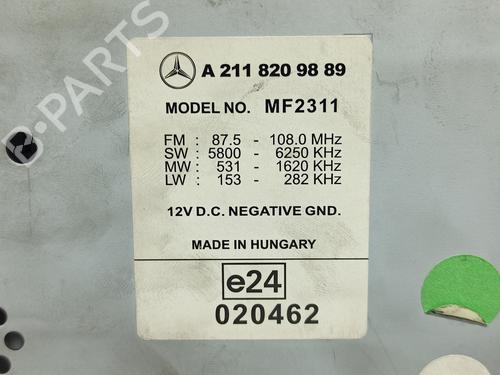 Bilradio MERCEDES-BENZ E-CLASS (W211) E 270 CDI (211.016) | BP11536835E6 