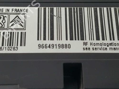 Electronic module CITROËN C5 III (RD_) 2.0 HDi 165 (RDRHHA, RDRHH8) | BP2750528M83 