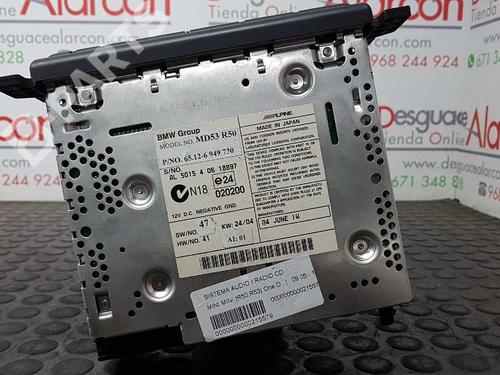 Radio MINI MINI (R50, R53) One D | BP2754445E6 