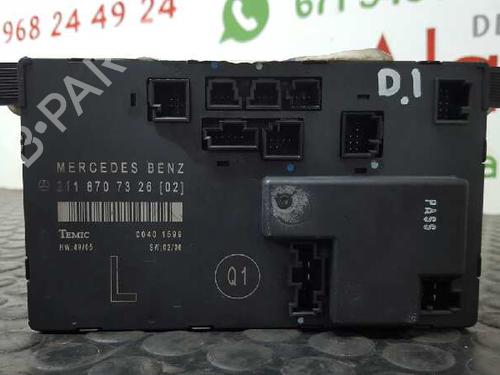 Comfort control module MERCEDES-BENZ E-CLASS (W211) E 320 CDI 4-matic (211.089) | BP2756135M56 