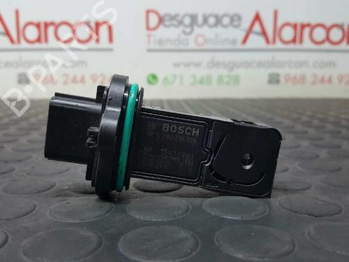 Mass air flow sensor OPEL ASTRA K (B16) 1.4 Turbo (68) 13432261 | 0280218314 341852910
