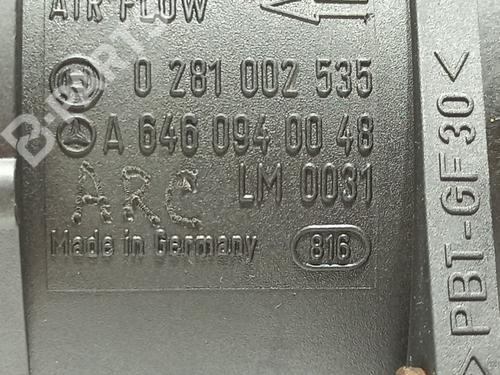Mass air flow sensor MERCEDES-BENZ E-CLASS (W211) E 320 CDI (211.026) | BP11747698M95 