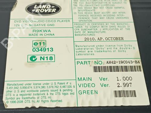 Radio LAND ROVER RANGE ROVER III (L322) 4.4 D 4x4 | BP11747675E6 