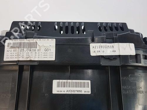 Instrument cluster MERCEDES-BENZ E-CLASS (W212) E 220 CDI / BlueTEC (212.001, 212.002) | BP6530728C47