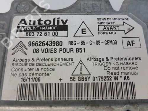 Kollisjonspute styreenhet CITROËN C4 I (LC_) 1.6 HDi | BP6059108M53 