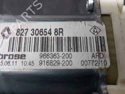 Rudehejsemotor bagstkærm højre RENAULT MEGANE III Hatchback (BZ0/1_, B3_) 1.5 dCi (BZ1G, BZ1W, BZ0R) | BP2757996E22 