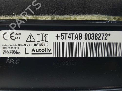 Left curtain airbag DS DS 7 Crossback (J4_, JR_, JC_)  | BP11528174C11 