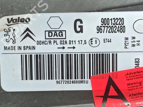 Left headlight PEUGEOT PARTNER Box Body/MPV | BP33654980C28 - Image 6