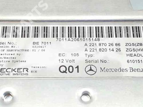 Electronic module MERCEDES-BENZ S-CLASS (W221, V221) S 320 CDI (221.022, 221.122) | BP3676036M83 
