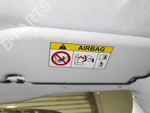 Right sun visor PEUGEOT 2008 I (CU_) 1.2 THP 130 / PureTech 130 | BP17079123I2
